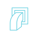 Dryer vent cleaning icon