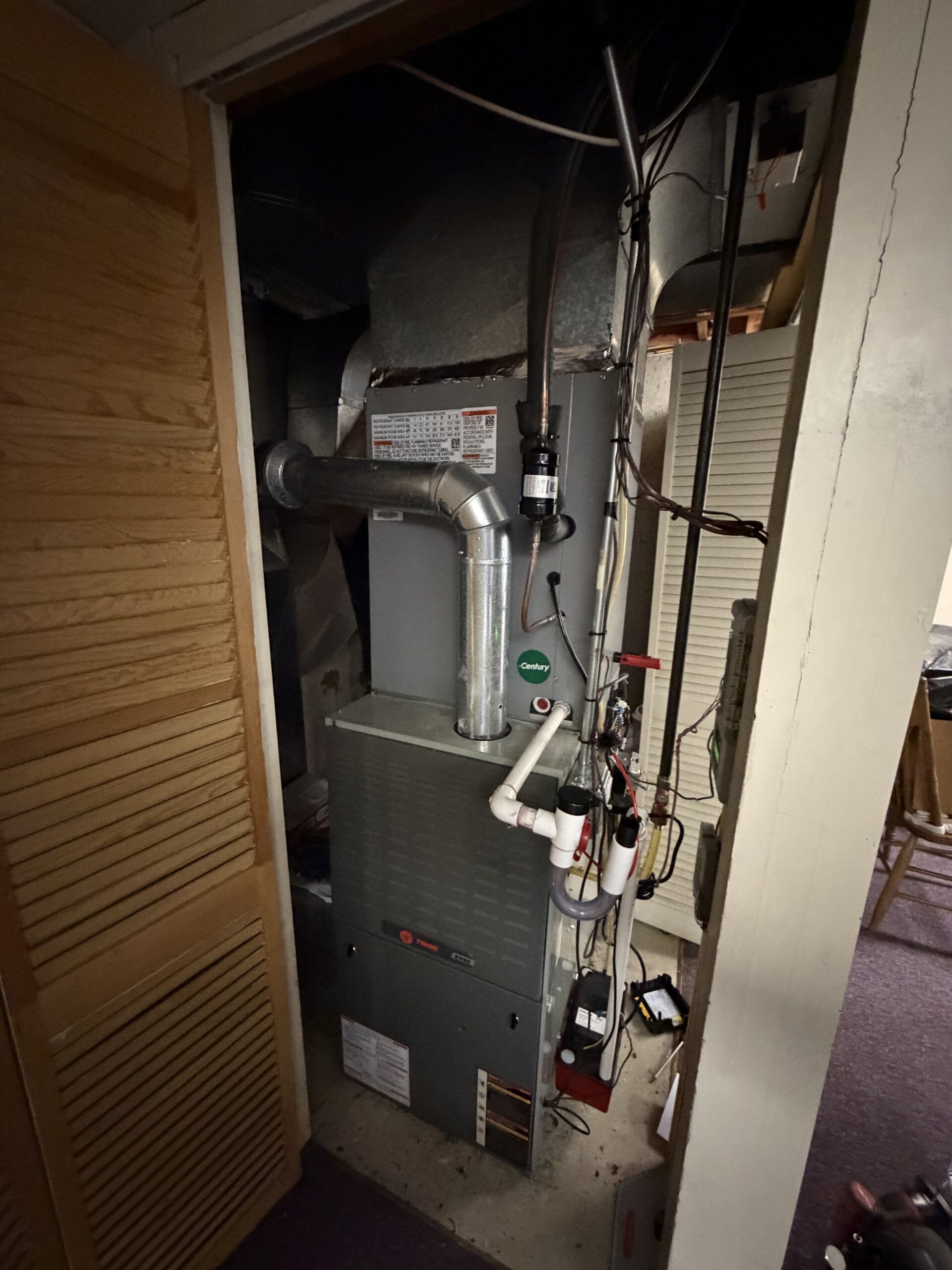 Bristol CT HVAC finished indoor system by Prestige HPE